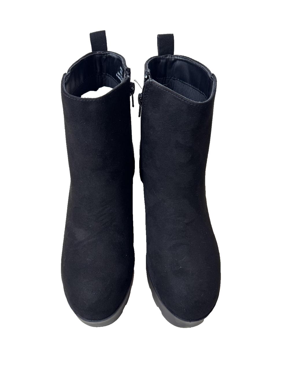 Journee Collection Cassidy Boots Womens Size 8.5 Chunky Heel Ankle Zip